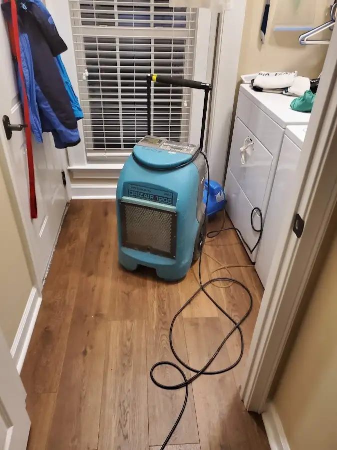 Commercial dehumidifier deployed for Flood Damage Cleanup in Picture Rocks